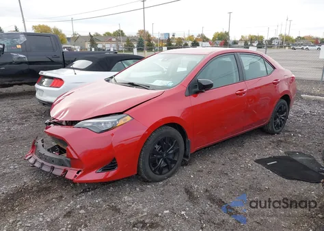 2017 Toyota Corolla Le из США, поврежденный, VIN 2T1BURHE6HC908889